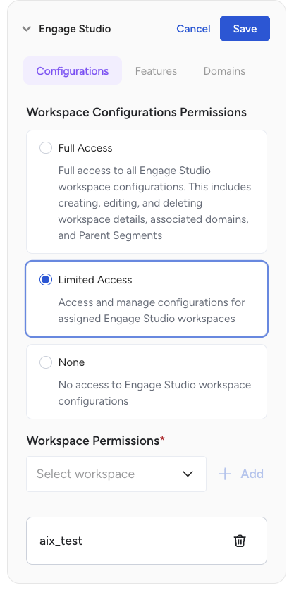 Configuration Permissions